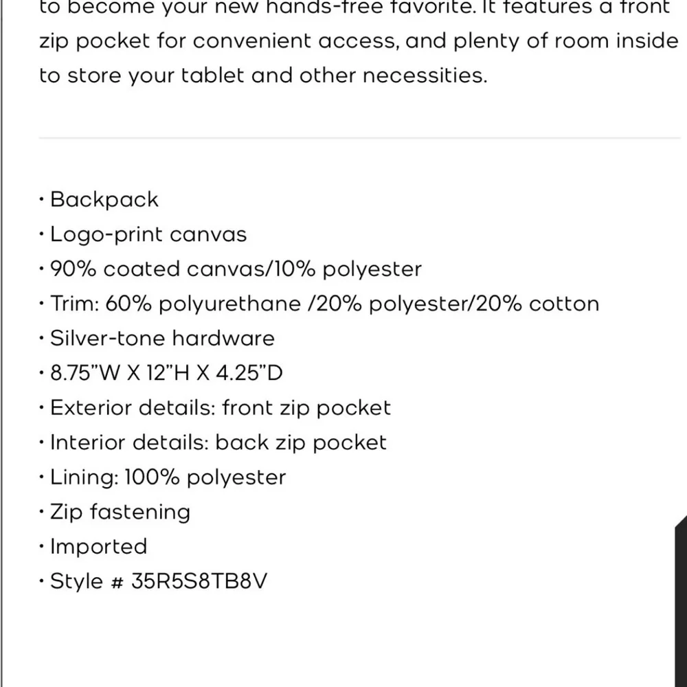 Michael kors ombré backpack - Picture 12 of 12